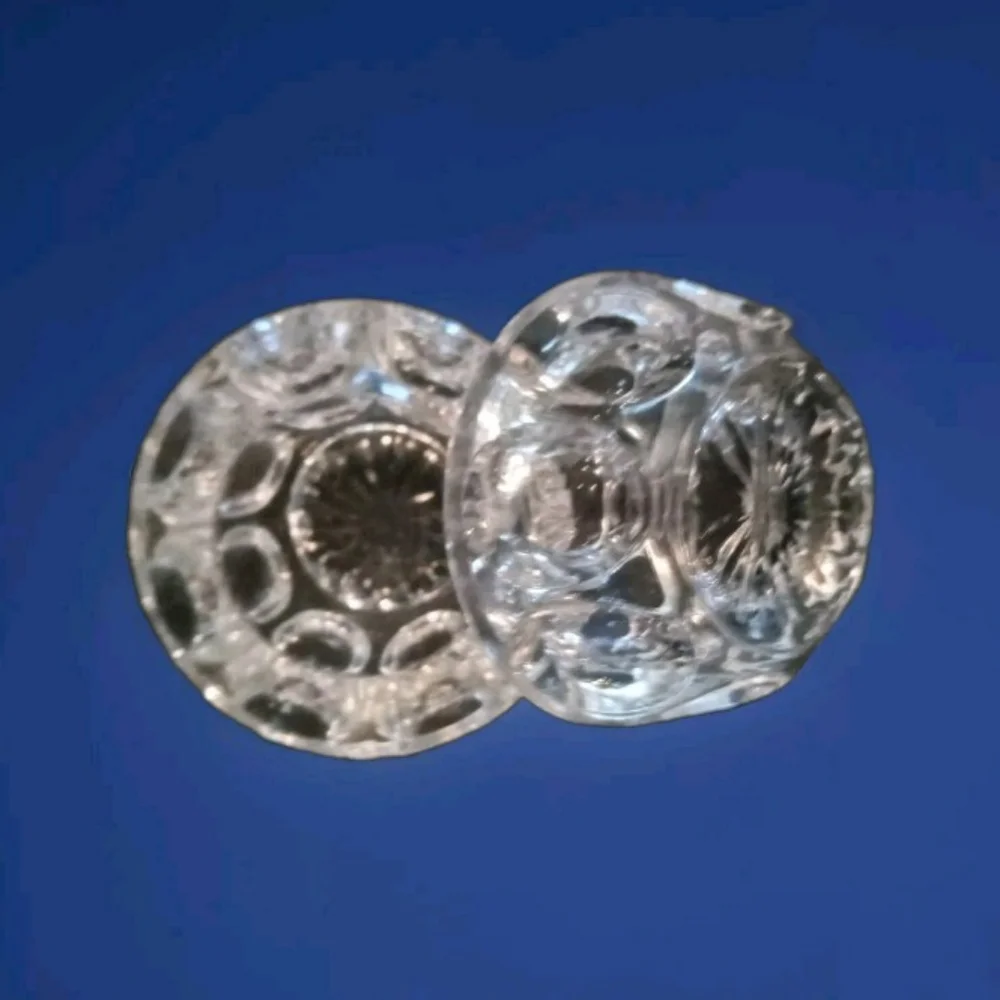 VTG Elegant Crystal Glass Salt Cellars Holders50s/60s